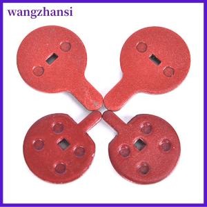 wangzhansi จักรยานเสือภูเขา1คู่แผ่นดิสก์เบรคโลหะทองแดงไฟเบอร์อุปกรณ์เสริมจักรยาน