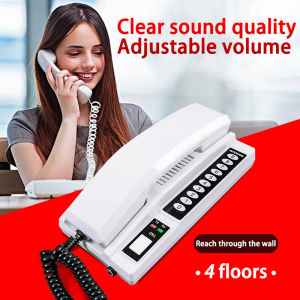 Telephone Intercom Wireless Intercom System Calling Intercom Secure Interphone Handsets Extendable for Warehouse Office