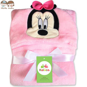 Haha Baby Hooded Baby Blanket Baby Bath Towel Newborn Towel Swaddle Children Beach Hooded Towel Cartoon Baby Blanket