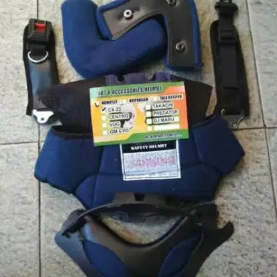 Busa helm ink cx22 full set busa pipi + busa leher + busa kepala + tali husus ink cx22 mudel lawas
