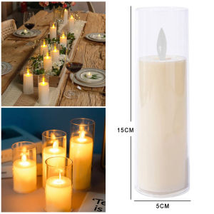 LED Swing Candle Romantic Flickering Light Flameless Halloween/Wedding/Party/Christmas Decoration HEIM