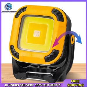 Winnereco Portable LED Work Light with Hook Emergency Repair Lights Magnetic Flashlight