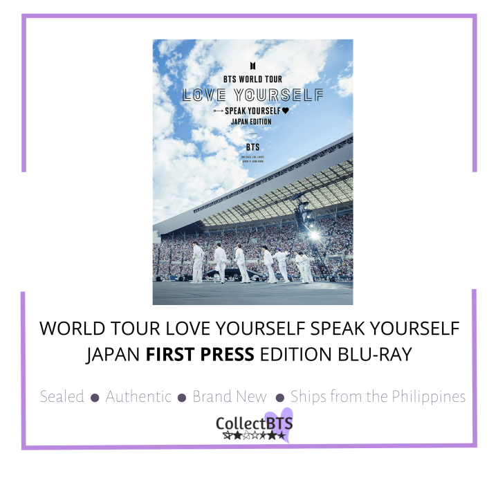 BTS SPEAK YOURSELF JAPAN Edition BTS WORLD TOUR'LOVE YOURSELF