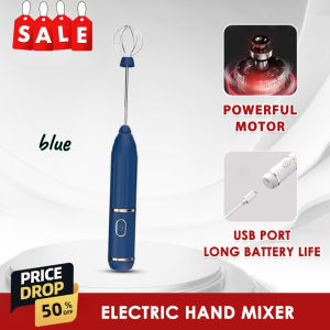 KONKA 3-Speeds Electric Hand Mixer for Baking Rechargeable Portable Coffee Milk Frother Whisk Appliances for Kitchen Electric Handheld Egg Mixer Multi-functional Electric Whisk Hand Blender Electric Mixer For Baking 电动打蛋器 手持搅拌器