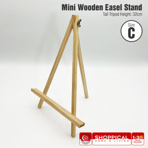 Mini Easel Stand Wooden Display Tripod Foldable Portable for Weddings Letter Boards Baby Photo Food Menu Shop Business Hours Photo Stand Polaroid