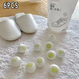 Shoe Deodorant Ball 6PCS/Pack Deodorizer Air Purifier Balls Sneaker Boot Wardrobe Cabinet Bag Deodorizer Small Volume Foot Odor Pill Shoe Cabinet Shoe Cabinet Odor Removal 鞋子除臭