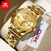 OPK Watch For Men Waterproof 2024 Original Casual Wrist Watches Fashion Luxury Stainless Strap Calendar Luminous Quartz Mens Clock