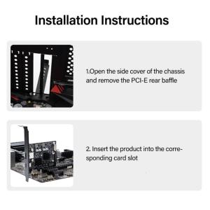 Internal External USB 3.2 Expansion Connector PCIE 4X To USB 3.2 10Gbps Full Speed Transmisson for Desktop
