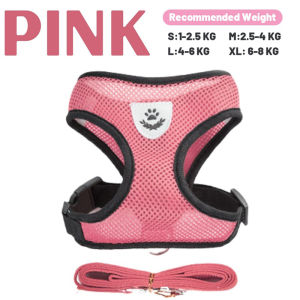 Pet Dog Leash Cat tranquillt  Walking Jacket Harness  Leash Pets Puppy Kitten Clothes Adjustable Vest