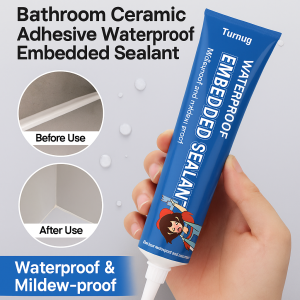 Waterproof Anti-Mold Edge Leak Repair Plastic Steel Mud for All Seasons Home Users  Quick Leak Stop  Non-Yellowing  Waterproof & Anti-Mold