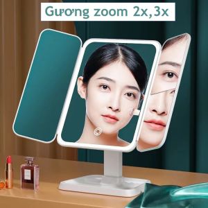 Gương trang điểm có đèn led thông minh