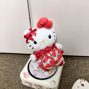 ZEEMIN anime Hello Kitty Keychains Decorations Strawberry Kitty Backpack Pendant pp cotton stuffed Soft plush toy pendant Gifts