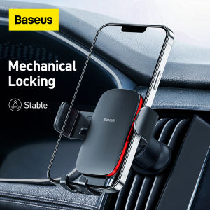 Baseus Metal Car Gravity Phone Holder For Air Vent Car Mount For Samsung iPhone Xiaomi Phone Holder Car Holder Stand For 4.7-6.7 inches Phones