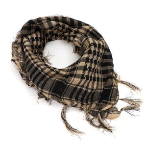 GURUNGMANI 1Pcs Palestine Bandana Muslim Shemagh Scarf Square Neck Wrap 95x95cm Polyester Plaid Shawl  Multifunction Headwrap Arabic Turban Hijab Adults
