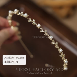 Cài tóc kim loại đính đá kim cương giả phong cách thanh lịch nhẹ nhàng dành cho nữ
