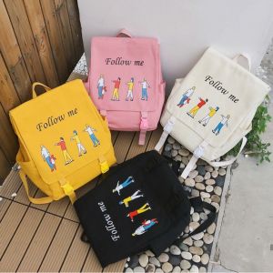 Tas Ransel Anak Gadis Remaja Wanita Perempuan Sekolah SD SMP SMA Korean Style Cute Kekinian