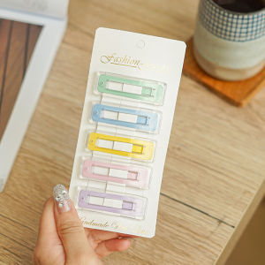 MALL - Jepitan Set 5Pcs Jepit Rambut Korea Lucu Fashion Wanita Anak Perempuan KCR38