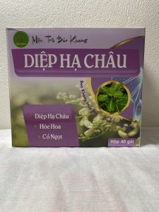 Diệp hạ châu (hộp 40 gói) trà túi lọc diệp hạ châu Bảo Khang cây chó đẻ cây cam kiềm men gan cao gan nhiễm mỡ HN