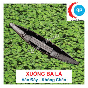 Xuồng Ba Lá Mô Hình - Dài 20cm - Mô Hình Xuồng Miền Tây