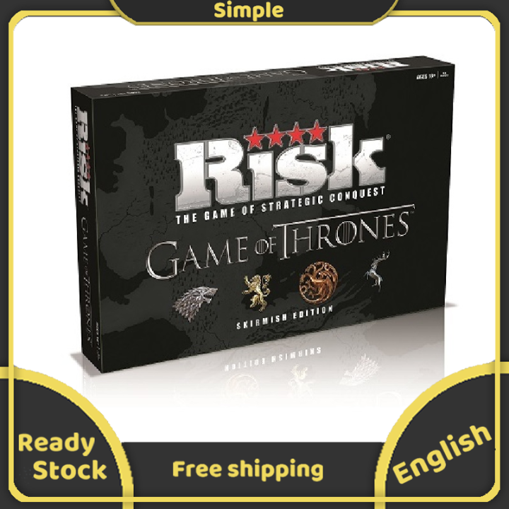 Risk Game of Thrones Board Game English Version Boutique Set Strategy Game Lazada.co.th