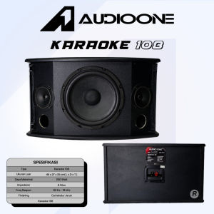 Speaker Karaoke Pasif 8/10/12 Inch AUDIO ONE K 108-112  Suara Jernih Stereo L / R harga 1 set (2BOX)