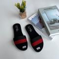 Sandal Wanita Dewasa Slop Rajut Bisban Terbaru Kombinasi Warna Kekinian Tanpa Hak. 