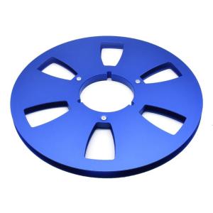 New 6 Hole Aluminum Reel With 1/4 10.5Inch Open Tape And Nab Hub Disk For Professional Recording