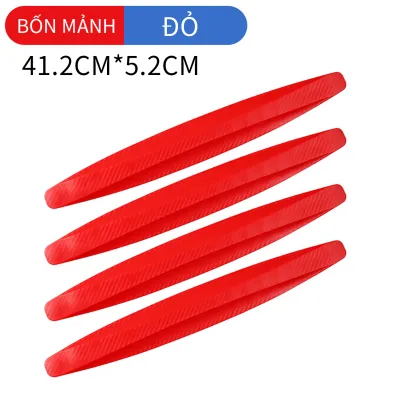 Set 4 miếng dán góc xe hơi lớn ô tô bảo vệ chống trầy xước va đập chuyên dụng chất liệu dẻo siêu bềnkhông thấm nước
