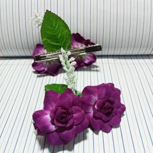 กิ๊บติดผมดอกกุหลาบ กิ๊บติดผมดอกไม้ กิ๊บติดผม ดอกไม้ติดกิ๊บ ดอกไม้ประดับผม ดอกกุหลาบ