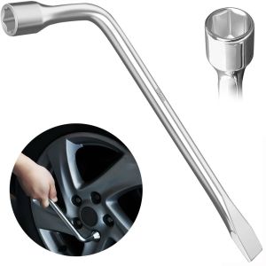 PLNBFG L Type L Type Tire Wrench 17/19/21mm Socket End Lug Wrench Repair Tool Hexagonal Head Spare Tire Wrench Tire Repair