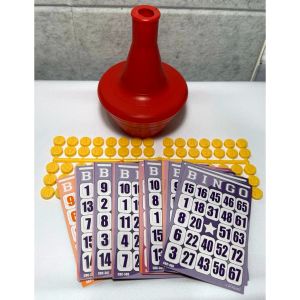 Classic Pinoy Bingo Game Set w/50’s Bingo Cards High Quality (Ramdom Color)