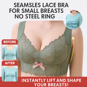 ❤️Hot Sale❤️Women’s Wireless Lace Bra/Anti-sagging large breast support armpit fat control bra Womens Big Breasts Adjustable Full Cup Wireless Bra