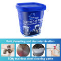 99.9% Kitchenware Cleaner Stainless Steel Cookware Cleaning Paste Powerful Household Kitchen Cleaner Washing Pot Bottom Scale Rust Cleaning Cream Paste for Appliances Kitchen. 