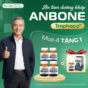 Anbone hỗ trợ cải thiện khô khớp - Sản phẩm chính hãng của Traphaco