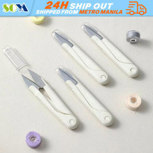 U-Shape Spring Scissors Japanese Trimming Thread Cutter Embroidery Sewing Snips Steel Craft Supplies Needlework Scissors for Tailor Sewing Handicraft Fabric Accessories Embroidery Metal Cutting Sewing Supplies Tools Thread Cutter