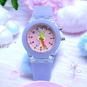 JAM TANGAN ANAK ANALOG WARNA-WARNI MOTIF KARAKTER LED RUBBER FASHION REMAJA