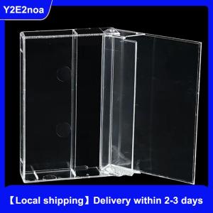 【Local shipping】 1Pc Cassette Tape Transparent Storage Box Audio Magnetic Recording Blank Tape Case Dustproof Box