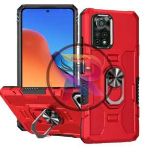 Casing HP untuk Xiaomi Redmi Note 11 4G Case Robot Hit Eye Whit Ring  Hybrit Armor 360 Degree Rotasi