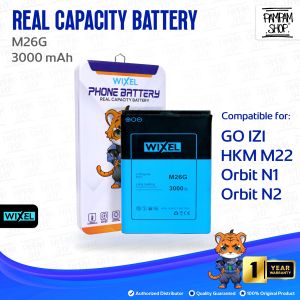 WIXEL Baterai M26G Modem Wifi Mifi XL GO IZI HKM M22 Telkomsel Orbit N1 N2 Double Power Real Capacity Batre Batrai Battery Ori Original