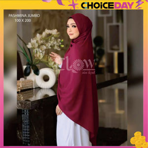 Jilbab Pashmina Polos Sabyan Jumbo Polos 200x75 Diamond - Kerudung Wanita