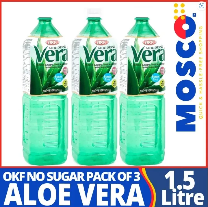 OKF Sugar Free Natural Aloe Vera King Juice Drink 1.5 Liters BUY 1 TAKE 2  Organic Natural Product | Lazada PH