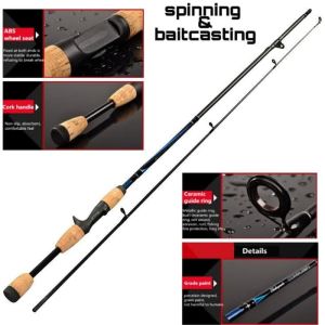 Joran Pancing Casting Conquest Joran Pancing Carbon Fiber Telescopic 2 Segments 1.8M