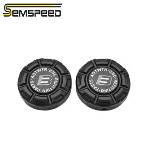 SEMSPEED 1 Pair Motorcycle Front Fork Clamp Cap Top Triple Upper Steering Screws Cover For CFMOTO 450SR 2021-2024