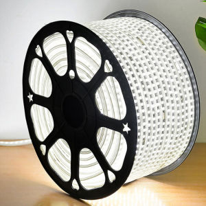 LED Strip light with IP67 Double Row 2835 220V Flexible Led Light Strips 120Leds/m Waterproof Led Tape Lamp High Bright White/Warm White Home Decoration