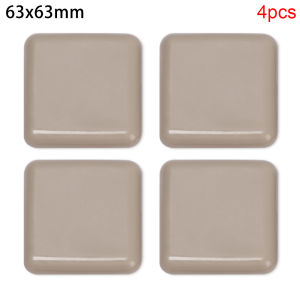 PLNBFG 4pcs Dày lên Chống mài mòn Phụ kiện ghế Bàn ghế sofa Bộ đệm Di chuyển dễ dàng Chống ồn ào Bảo vệ sàn Tấm lót chân trượt đồ nội thất Thảm trượt