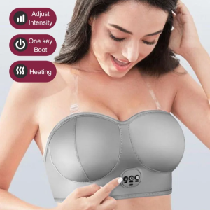 Breast electric Massager Chargeable Chest Massager Clear