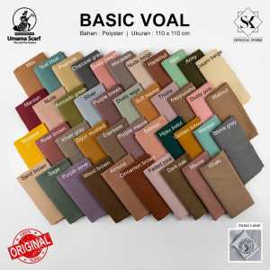 Paris Jadul Premium Hijab Segi Empat Basic Jahit Tepi | Segi Empat Paris Premium