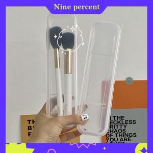 Nine percent Trang Điểm Bàn Chải Tổ Chức Trong Suốt Với Bìa Lông Mày Bút Chì Hộp Xách Tay Phụ Nữ Mỹ Phẩm Lưu Trữ Organizer Trang Điểm Công Cụ