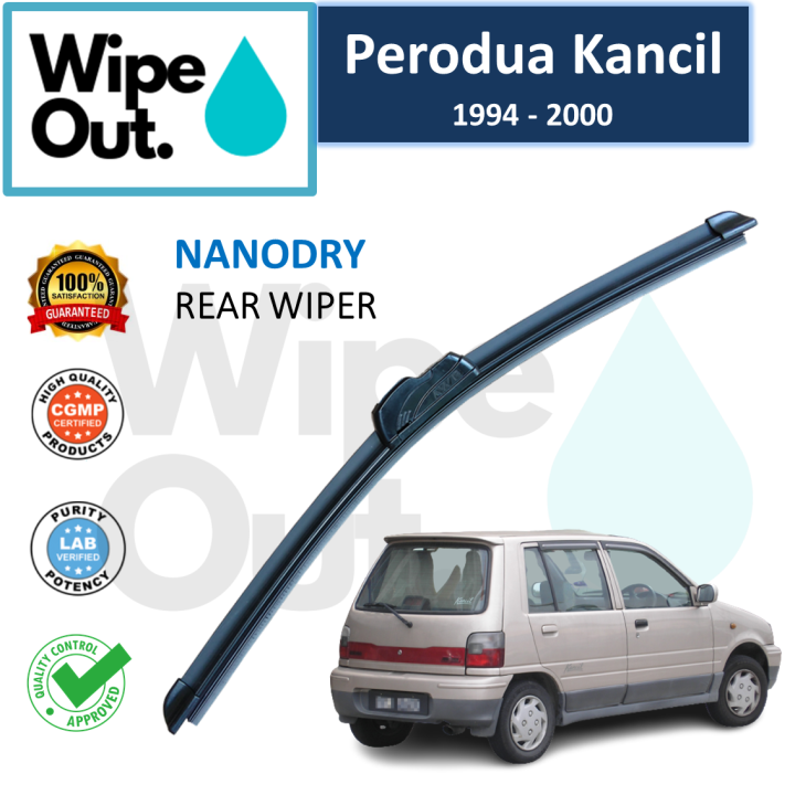 Perodua Kancil 1994 2000 WipeOut NANODRY Rear Wiper Blade / Wiper