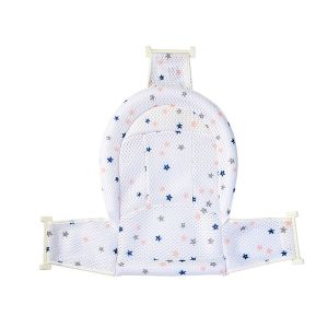 DILLONGI Có thể điều chỉnh Tắm Bảo Vệ Bé Trẻ em Trẻ sơ sinh Mat Bồn tắm Ghế Pad T Hình Tắm Mat Net Vòi hoa sen Cradle